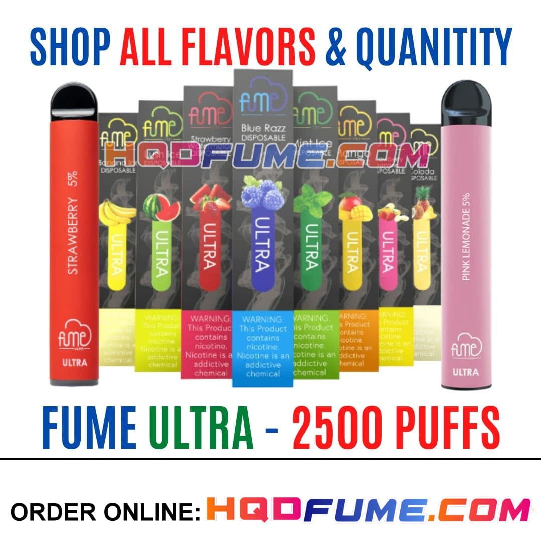 Fume Ultra Disposable Vape - Lowest Prices - $14.99 [2500 Puffs]