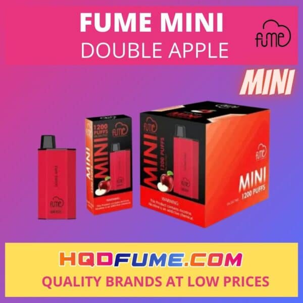 FUME MINI disposable vape - DOUBLE APPLE