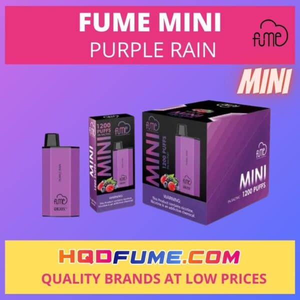 FUME MINI disposable vape PURPLE RAIN