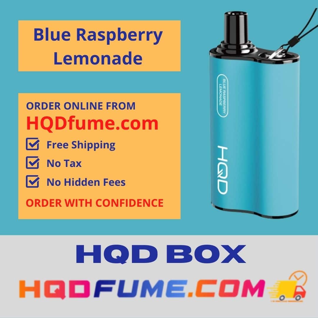 Blue Raspberry Lemonade HQD Box