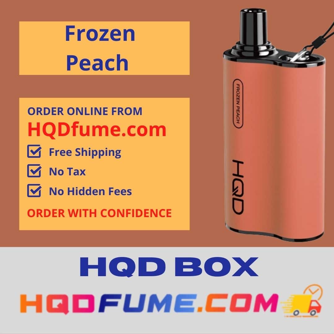 Frozen Peach HQD Box