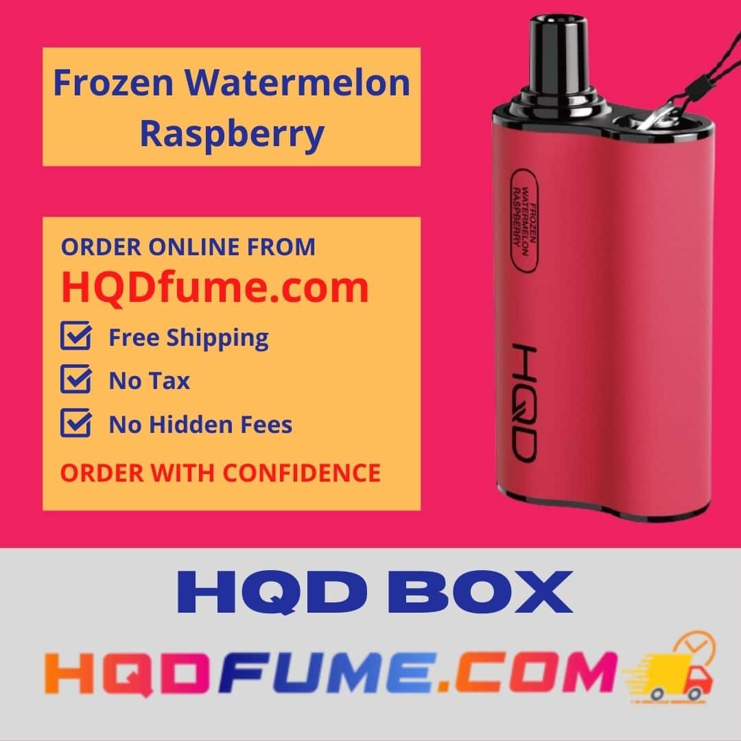 Frozen Watermelon Raspberry HQD Box