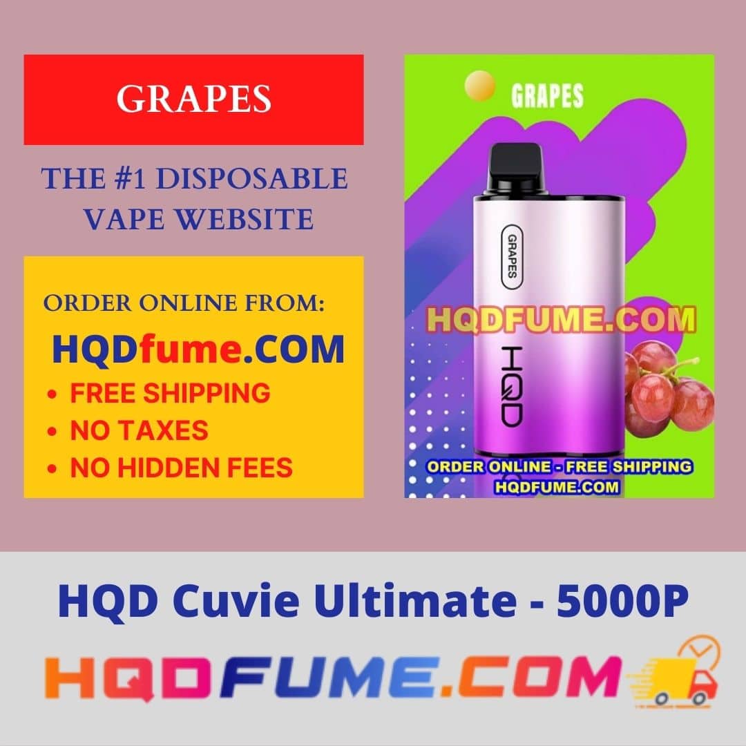 Grapes HQD Cuvie Ultimate 5000 Puffs