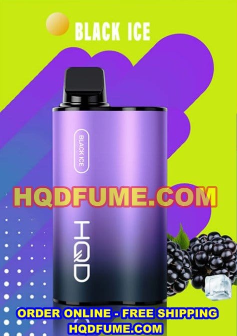 HQD Cuvie Ultimate disposable vape 5000 Puffs - black ice