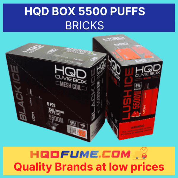 HQD CUVIE BOX 5500 PUFFS