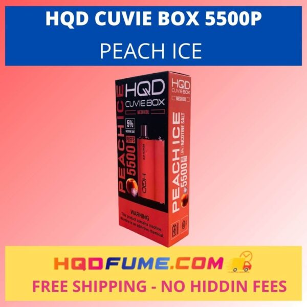 PEACH ICE HQD CUVIE BOX