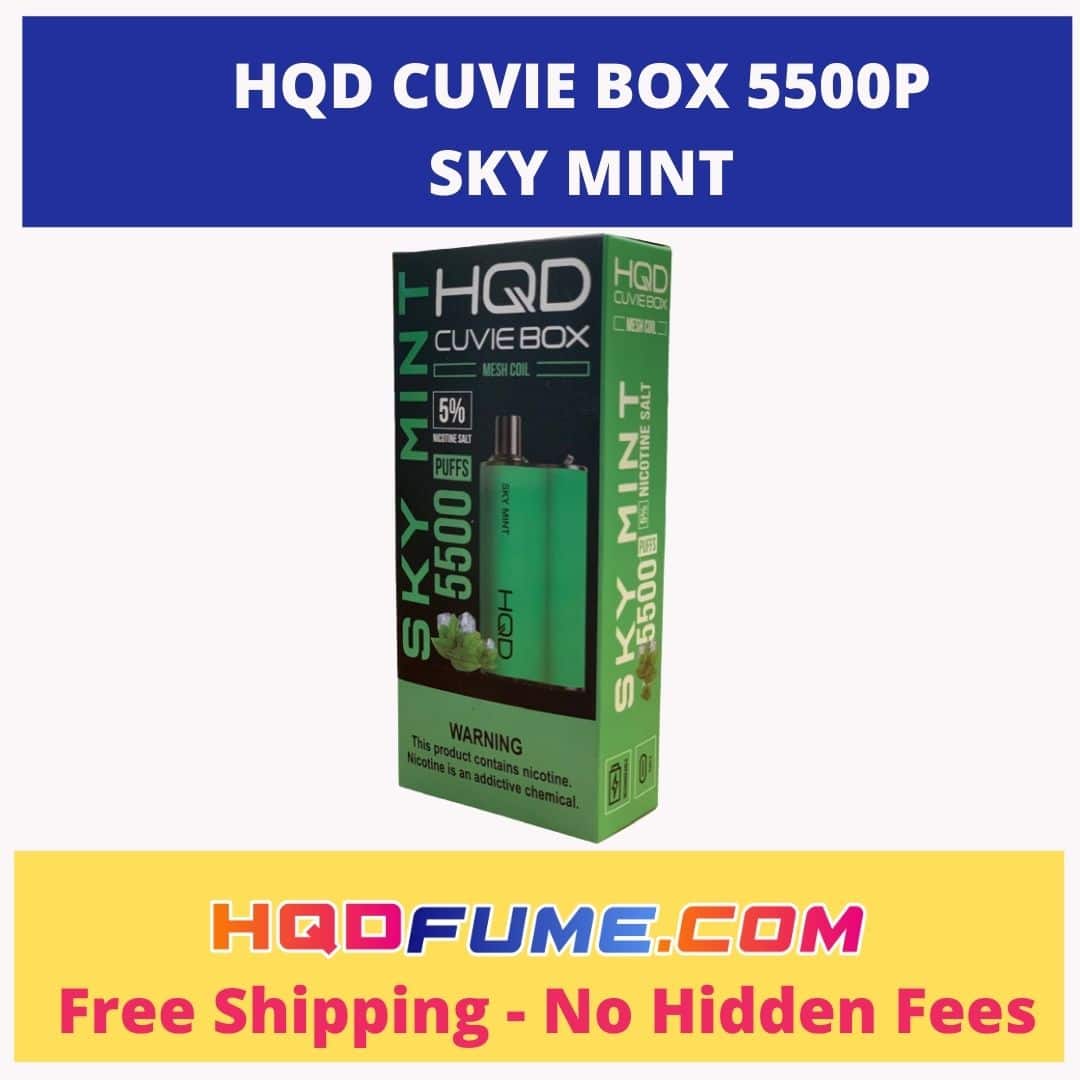 SKY MINT HQD CUVIE BOX