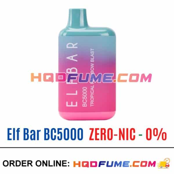 Elf Bar BC5000 ZERO - Tropical Rainbow blast