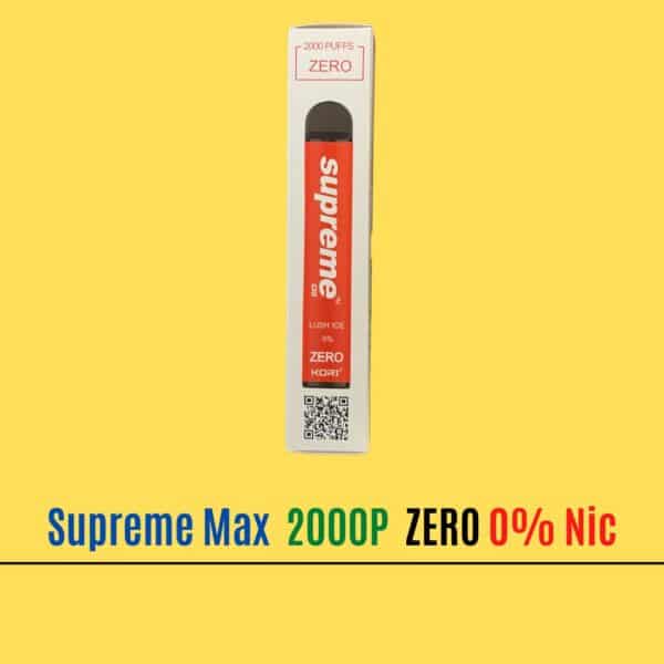 Lush Ice - Supreme Max Zero 0% Nicotine