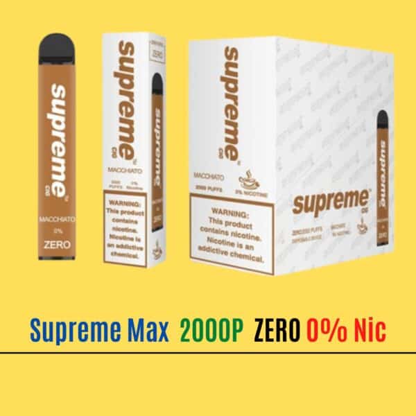 Macchiato - Supreme Max Zero 0% Nicotine