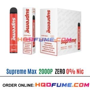 Supreme Max 0% Zero Nicotine - Gummy Bear