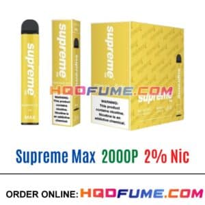 Supreme Max 2% Vape - Banana ice