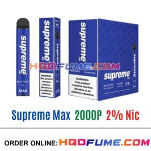 Supreme Max 2% Vape - Blue razz