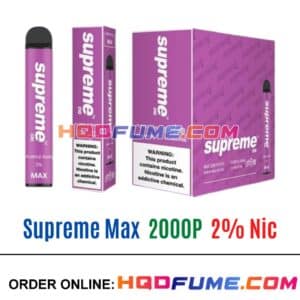 Supreme Max 2% Vape - Purple rain