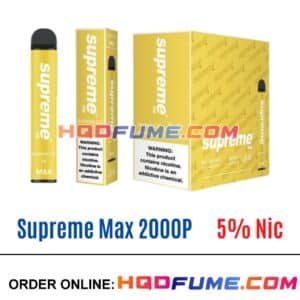Supreme Max 5% Vape - Banana ice