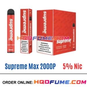 Supreme Max 5% Vape - Gummy bear